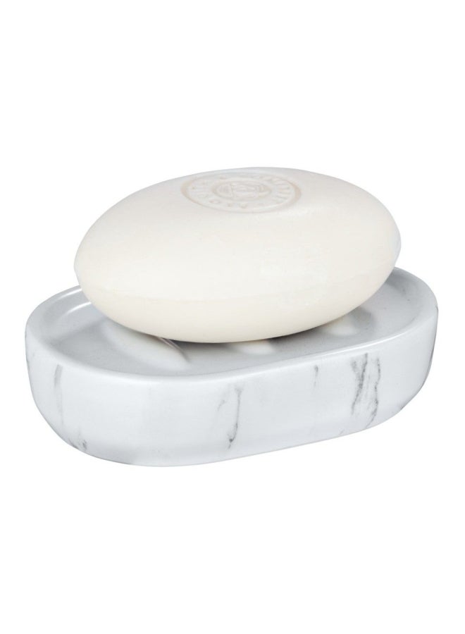 Wenko Adrada Ceramic Soap Dish Grey 12x8x3centimeter - Image 2