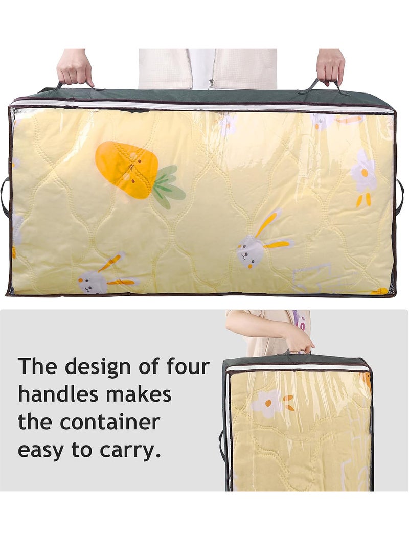 Uwals - 90L Under Bed Storage Containers, Closet Organizers and Storage Bins, Foldable Underbed Storage Bags for Blankets, Towels, Comforter, Sweaters, Linen Sheets, Wrapping Paper - Image 1