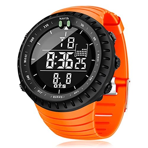 PALADA Men's Digital Sports Watch Waterproof Tactical Watch with LED Backlight Watches for Men - Image 1