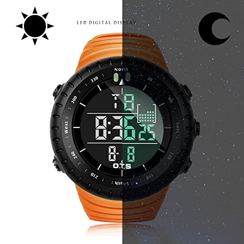 PALADA Men's Digital Sports Watch Waterproof Tactical Watch with LED Backlight Watches for Men - Image 4