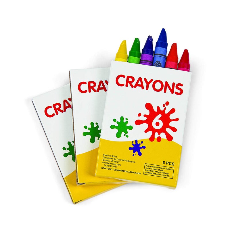 Fun Express Bulk Crayon Packs Daycare Party Favors and School Supplies 48 - Image 2