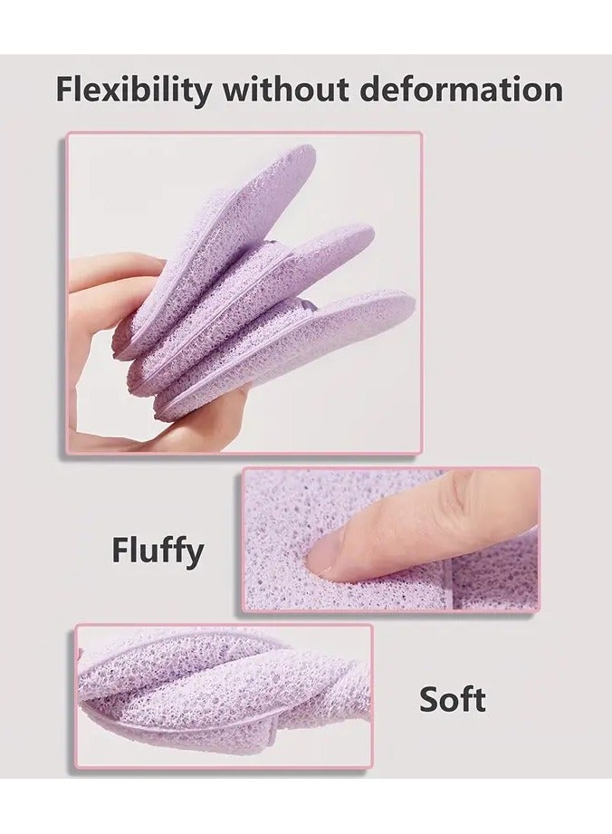 جلوسكي غسل الوجه نفخة القفازات دبوس الشعر كونجاك نفخة غسل الوجه القطع الأثرية غسل الوجه مسح الوجه الإسفنج مزيل المكياج تنظيف نفخة - Image 3