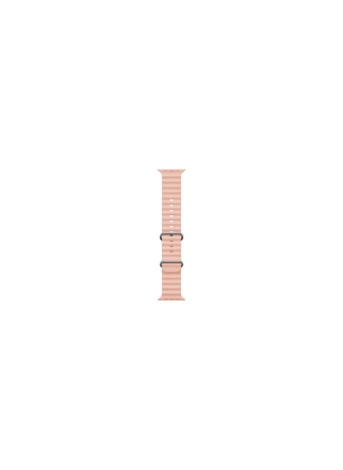 CATANES - Apple Watch Ocean Band 41mm 40mm 38mm Soft Silicone Loop Strap for iWatch Series 8/7/SE/6/5/4/3/2/1 Pink - Image 1
