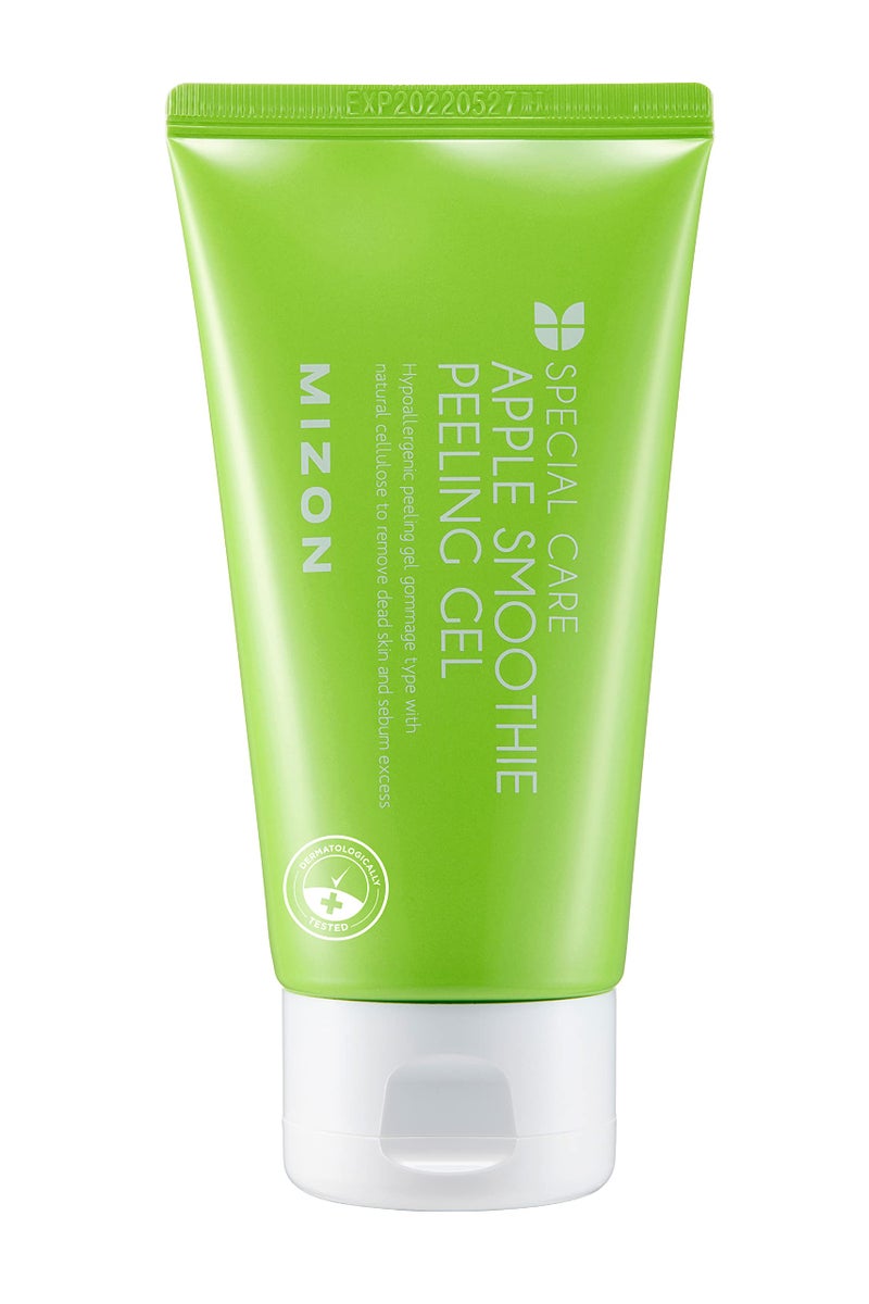MIZON Apple Smoothie Peeling GelSmooth Skin Glowing Skin Elasticity Natural Peeling Mild Peeling Gentle Exfoliation Deep Cleansing 120ml 41 fl oz