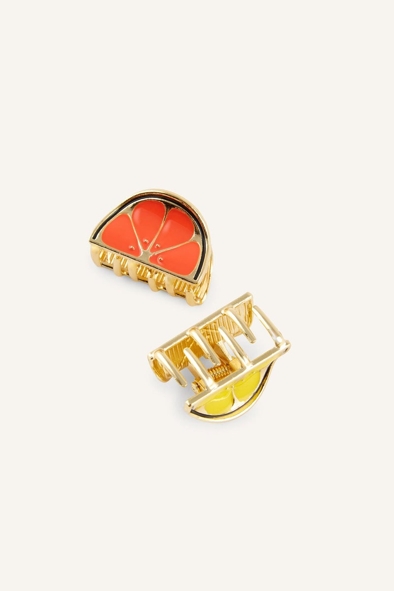 DeFacto Multicolour Woman Woman Fruit Themed 4 Hair Clips Casual - Image 4