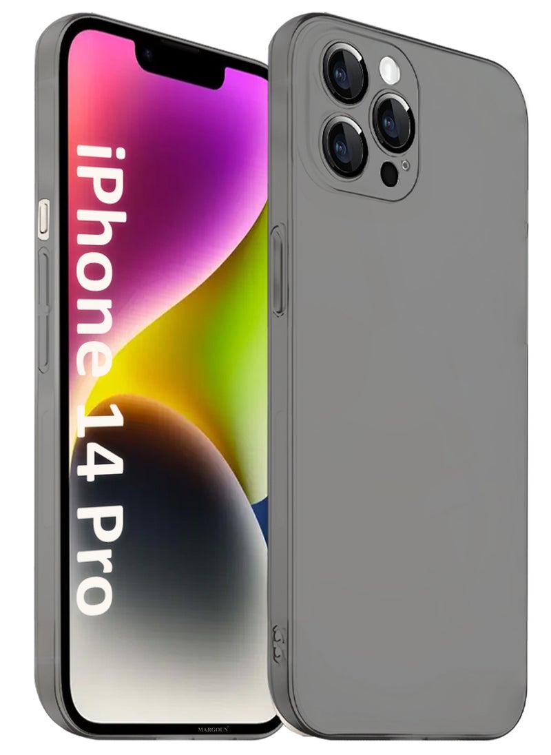 CATANES (for iPhone 14 Pro) Case Cover Air Skin Series Back Cover Sturdy Durable Thin Case Drop Protection Cover - Transparent Grey  - Image 1