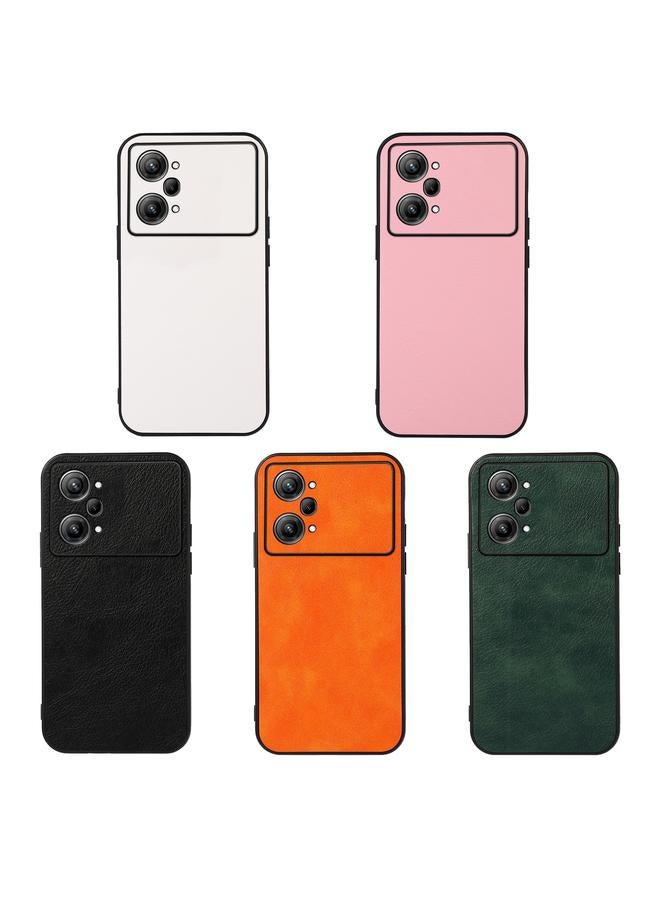 اس-توب جراب لهاتف OPPO K10 Pro 5G بفتحة دقيقة بلونين من مادة البولي يوريثان وملمس الليتشي - Image 4