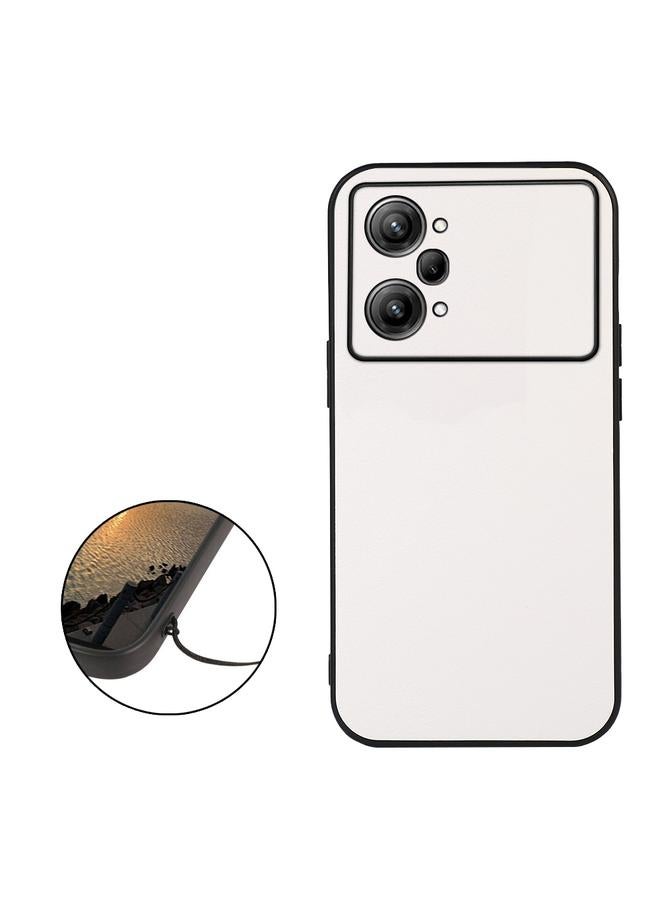 اس-توب جراب لهاتف OPPO K10 Pro 5G بفتحة دقيقة بلونين من مادة البولي يوريثان وملمس الليتشي - Image 3