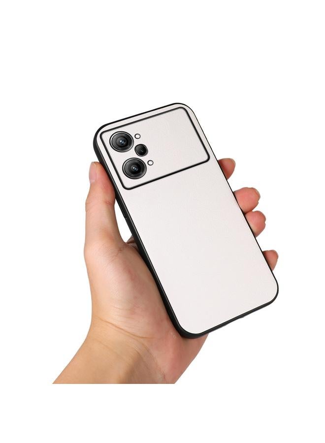 اس-توب جراب لهاتف OPPO K10 Pro 5G بفتحة دقيقة بلونين من مادة البولي يوريثان وملمس الليتشي - Image 2