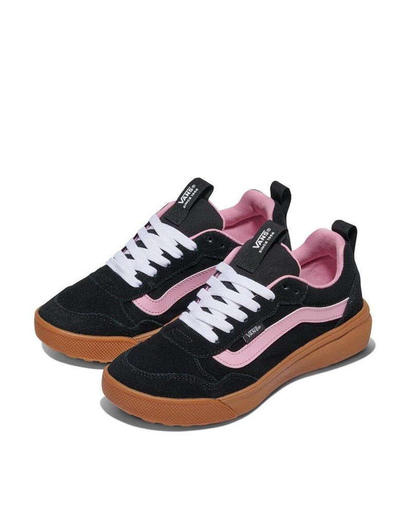 Vans Women's Range EXP Shoe | Athletic Fashion Sneakers for Walking, Hiking & Everyday Wear, Gum Pop Black/Pink Dawn, 8.5 - Image 2
