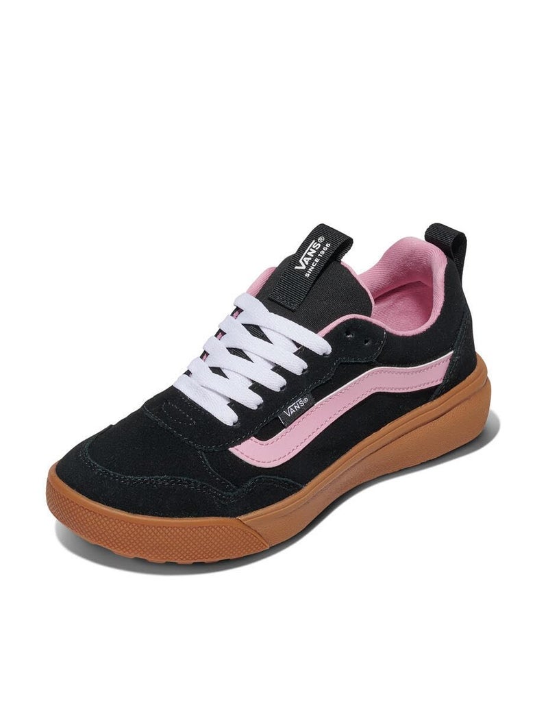 Vans Women's Range EXP Shoe | Athletic Fashion Sneakers for Walking, Hiking & Everyday Wear, Gum Pop Black/Pink Dawn, 8.5 - Image 1