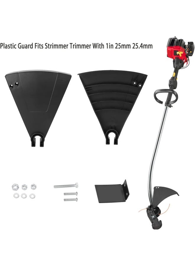 ZERONE Trimmer Guard, Plastic Brushcutter Guard Replacement Of The String Trimmer Of The Weeder Fits Strimmer Trimmer With 1In 25Mm 25.4Mm - Image 4