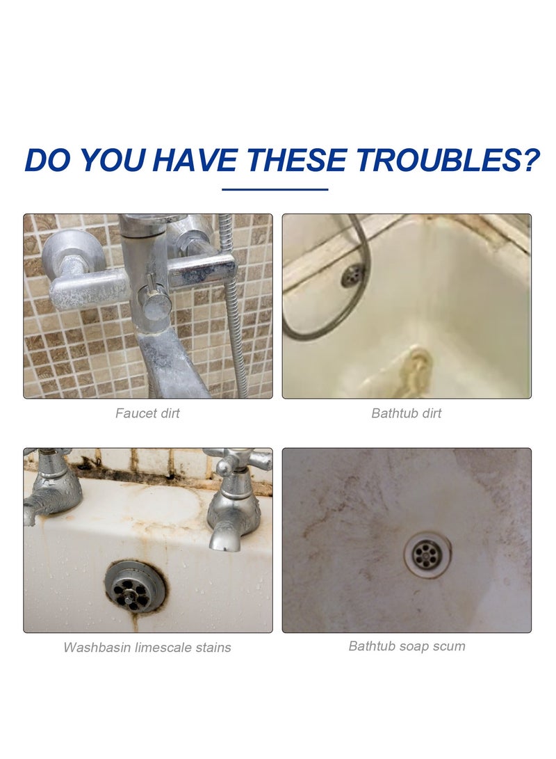 JUE-FISH Bathroom Descaler Spray,All Purpose Bathroom Bubble Cleaner, for Toilet, Bathroom, Kitchen, Car, Carpet and All Kinds of Floors - Image 3