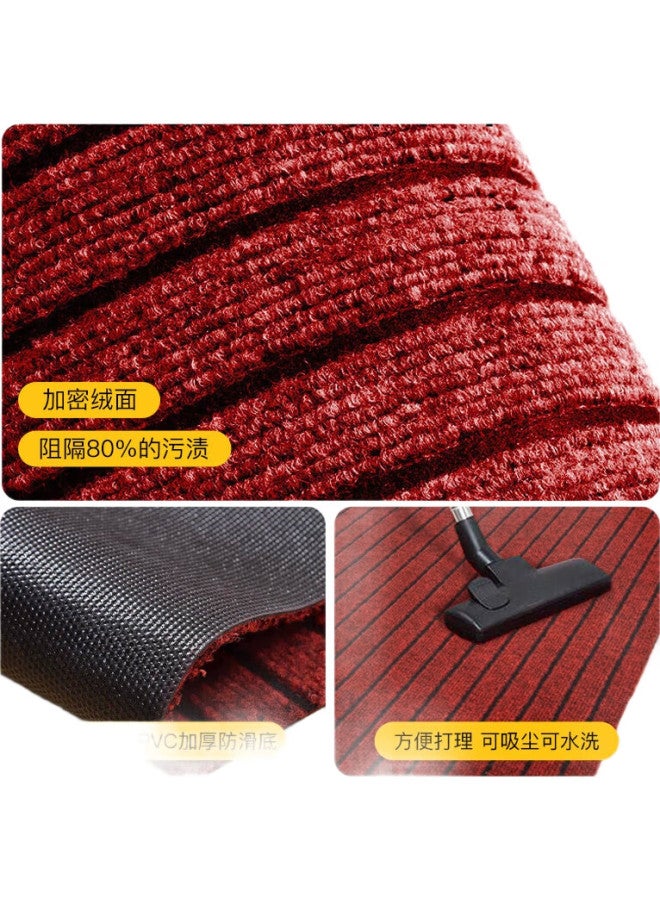 Cuttlefish Modouyu Entrance Door Mat, Striped Dust Removal, Waterproof, Stain-Resistant, Non-Slip, Outdoor Doorway Foot Mat, 80*120Cm - Image 3