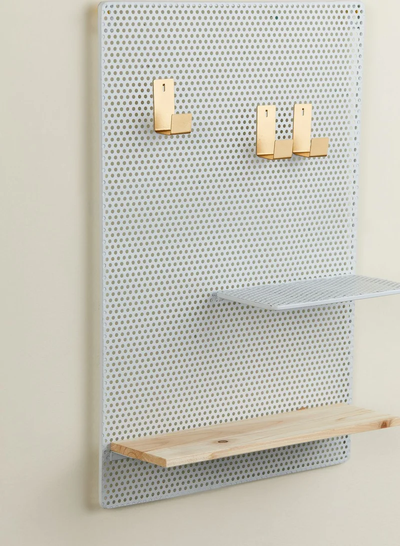 present time White Perky Mesh Memo Board