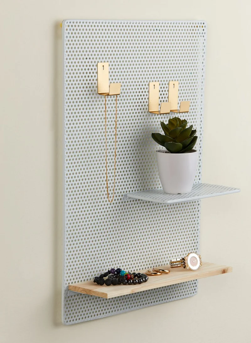 present time White Perky Mesh Memo Board