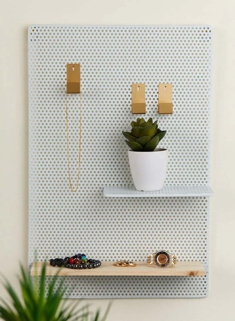 present time White Perky Mesh Memo Board