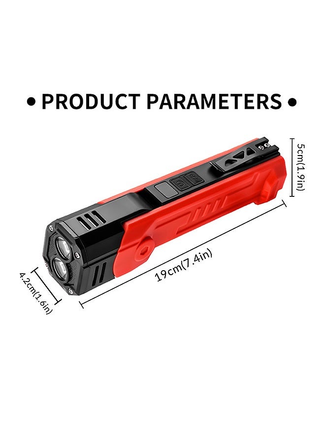 Photon Rechargeable Work Light, 1800mAh Led Work Flashlights with Magnetic Base & Hanging Hook, 180° Rotate Mechanic Flashlight for Car Repair for Car Repairing/Emergency, - Image 2