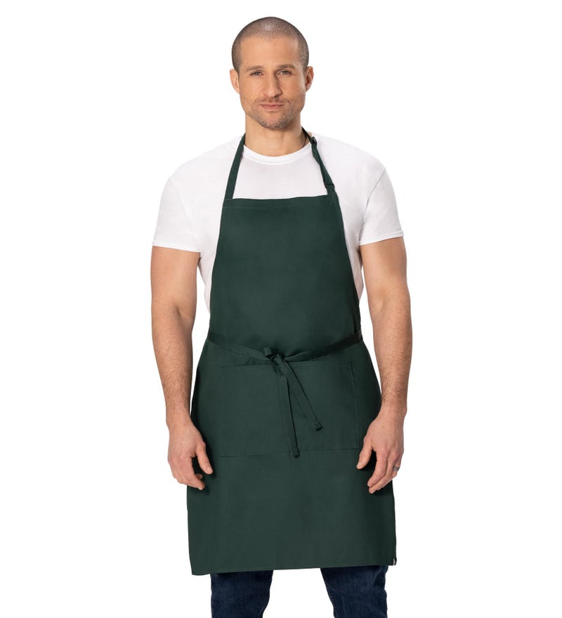 Chef Works Unisex Butcher Apron Hunter Green One Size