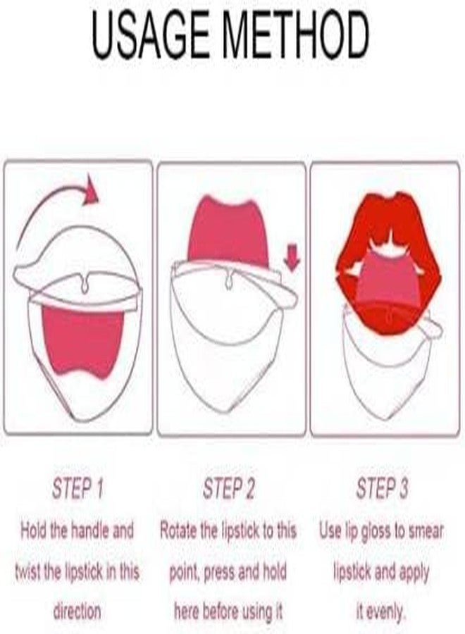 VBA Korean Style Apple Shape Ice Cream Matte Velevt Maroon Lipstick Long Lasting Moisturizer Lips Waterproof Lip Gloss (Maroon) - Image 3
