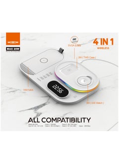 MOXOM 4in1 Wireless Charger MX-ST08  - Image 3