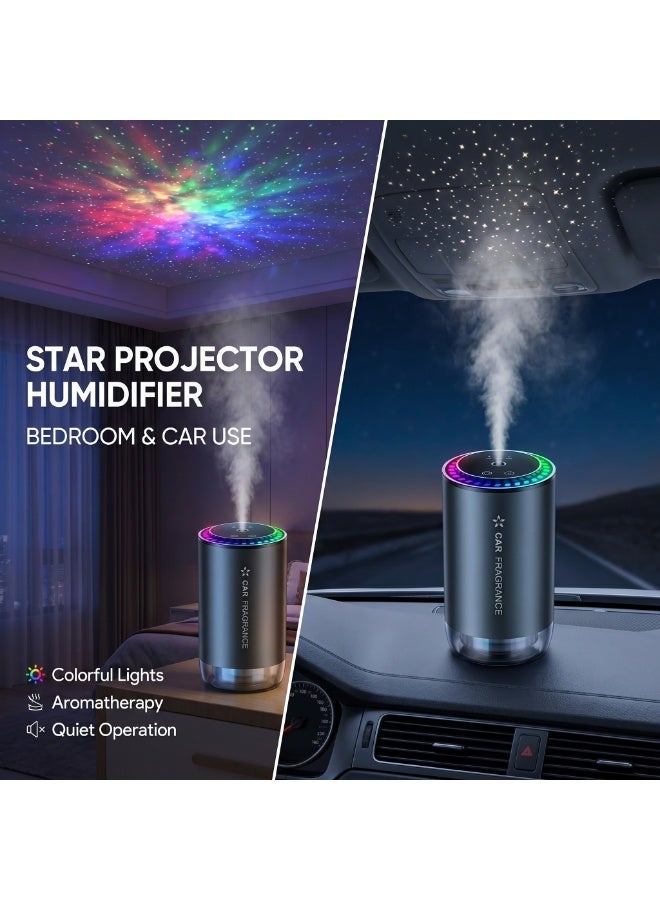 syta Car Diffuser Humidifier, Essential Oil Diffuser Spray（Scent diffuser + 50ml Cologne Fragrance） Usb Mini Portable Diffuser For Car Home Office Bedroom，Family atmosphere lamp - Image 3