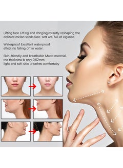 West&Month 40 Patches Face Lift Tape V-Shaped Invisible Tap Stickers Double Chin V Line Lifting Patch Tighten Hide And Wrinkles Around The Eyes And Neck Saggy Skin Make Up Tools  - Image 5
