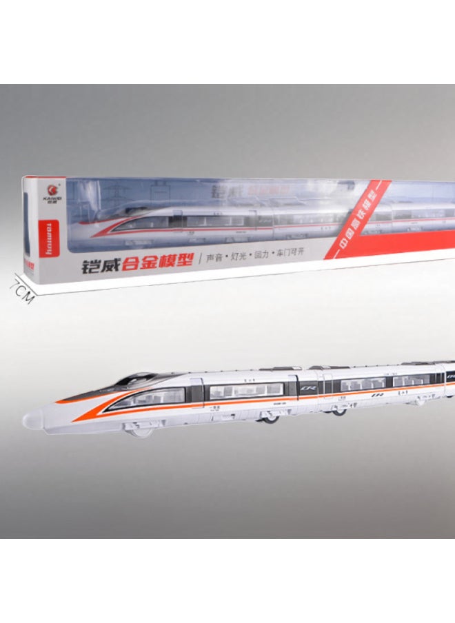Generic - Extended Alloy High-speed Rail Magnetic High-speed Rail With Light Voice Broadcast Back Force Can Open The Door Fuxing Number-Color:Remote Control Color Random Box - Image 1