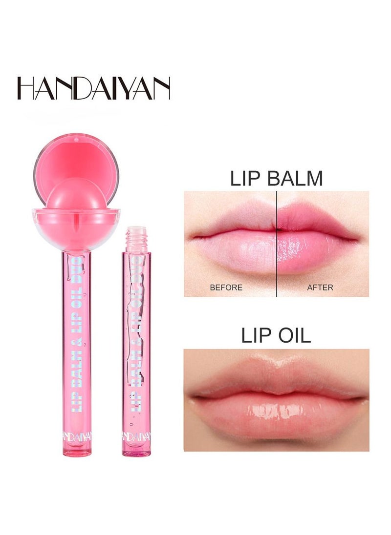 Handaiyan 2 IN 1 Lip Balm and Lip Oil Duo  - Image 2