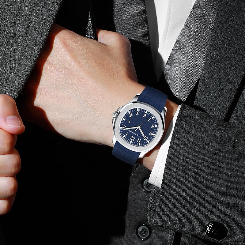 Giordano Modern Analog Watch with Textured dial and Sleek Silicon Strap for Men - GZ-50118 - Image 2