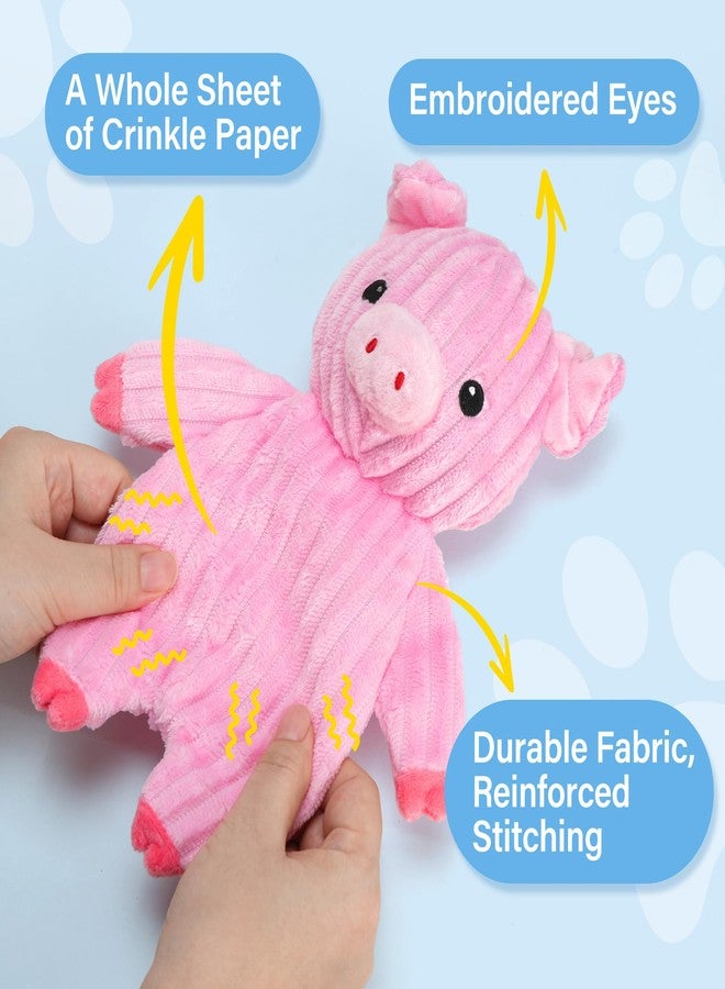 Prime Pets Dog Toys, 5 Pack, Plush Dog Squeaky Toys, No Stuffing Bodies, Crinkle Animals Pet Toy for Small Medium Large Dogs, Puppy Chew Toy to Keep Them Busy - Image 3