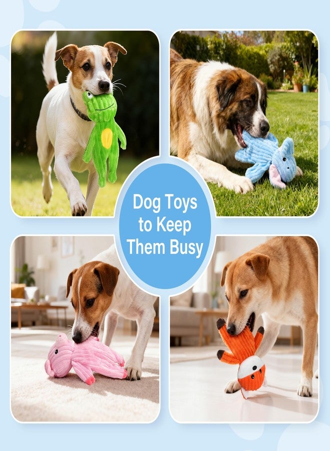 Prime Pets Dog Toys, 5 Pack, Plush Dog Squeaky Toys, No Stuffing Bodies, Crinkle Animals Pet Toy for Small Medium Large Dogs, Puppy Chew Toy to Keep Them Busy - Image 5