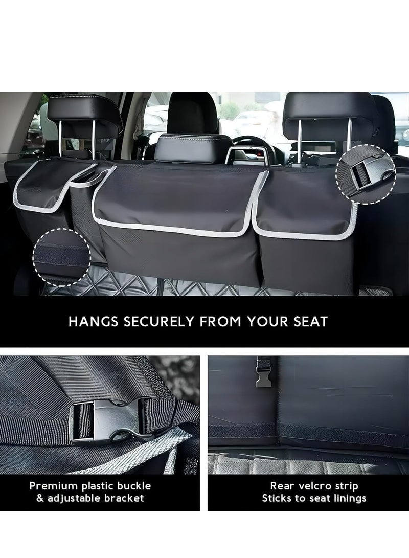 Generic Car Trunk Organizer Storage Bag 4 Pocket  - Image 4