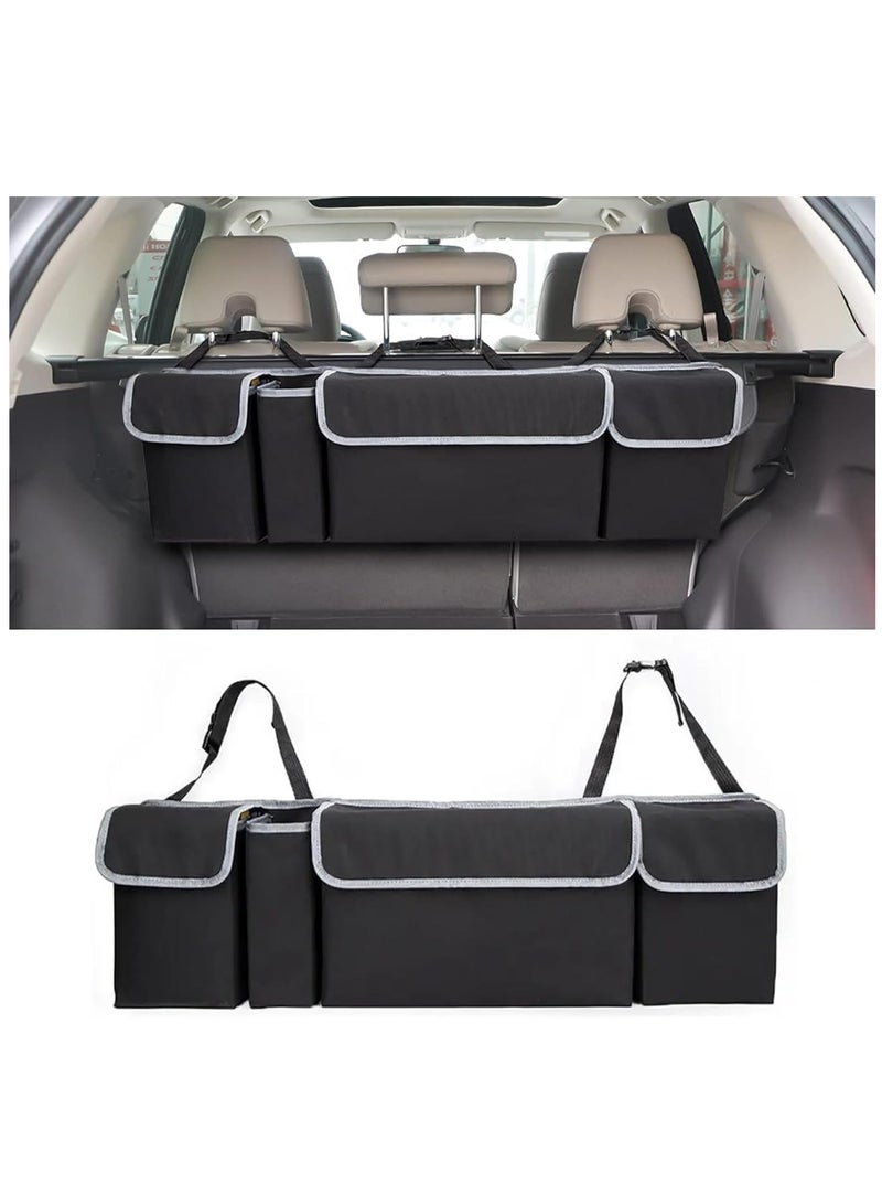 Generic Car Trunk Organizer Storage Bag 4 Pocket  - Image 1