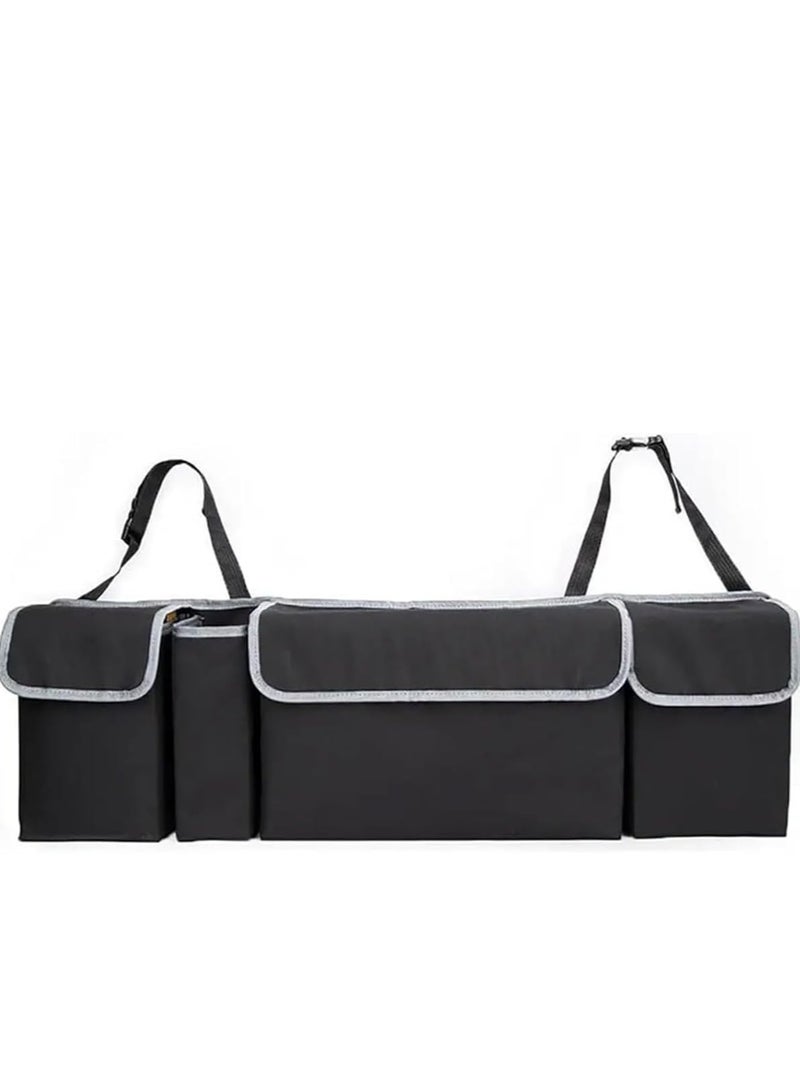 Generic Car Trunk Organizer Storage Bag 4 Pocket  - Image 2