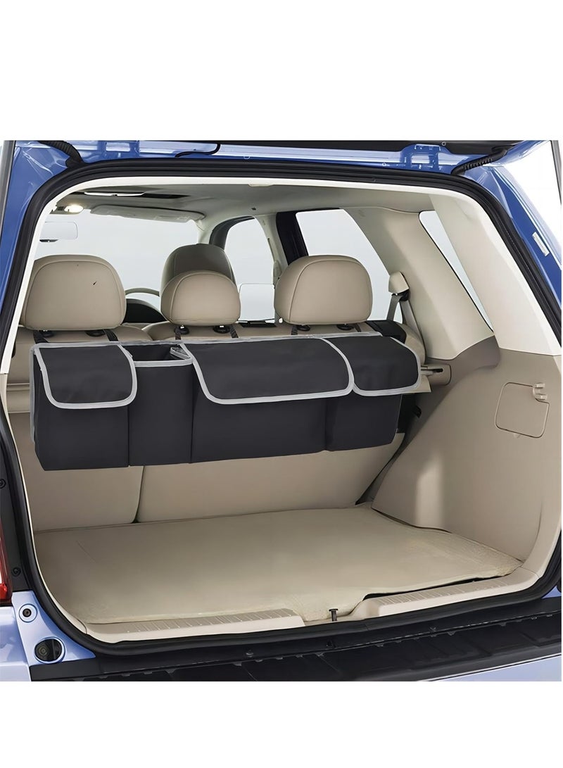Generic Car Trunk Organizer Storage Bag 4 Pocket  - Image 5