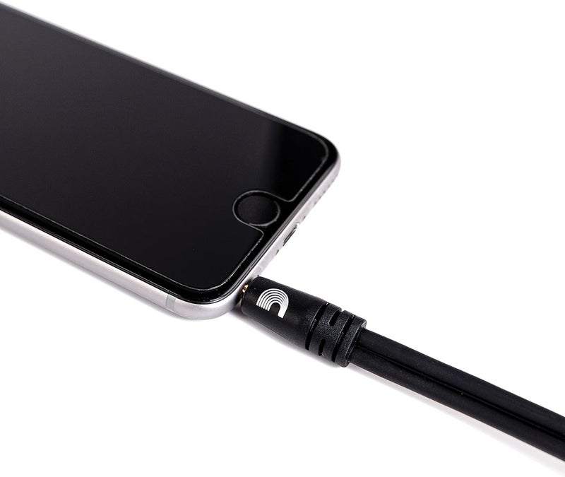 Planet Waves كابل XLR من بلانيت ويفز د'أداريوا - 6 أقدام/1.82 متر - من جهاز محمول إلى نظام صوتي - أسود - Image 3