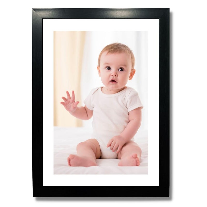 Kagaz Kala Kagaz Kala Baby Posters for Pregnant Women Baby Posters for Wall Baby Posters with Frame 13x10 inches Portrait Baby 3 - Image 1