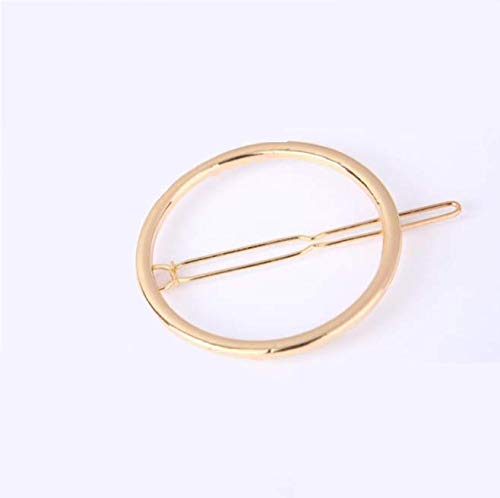Aeyistry Minimalist Dainty Hair Clips for Women Hollow Geometric for Women and Girls on any Occasion(2 Pcs,1 Gold & 1 Silver) - Image 4
