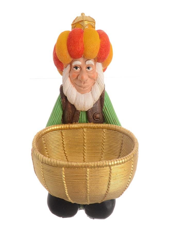 Akher el Ankoud The Statue Of The Old Man Sitting Holding A Basket 