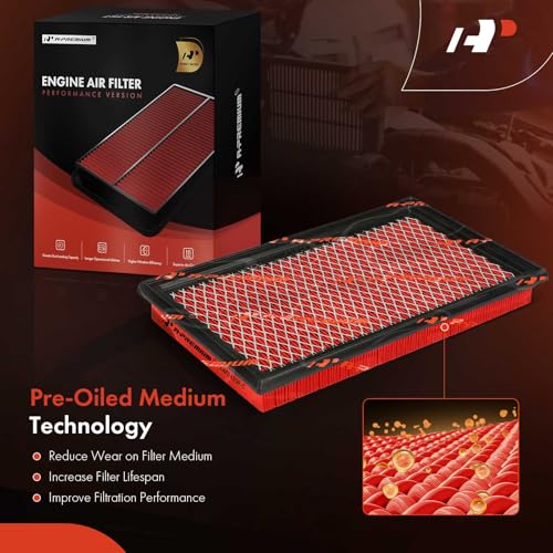 A-Premium High-performance, Pre-oiled Engine Air Filter Compatible with Infiniti, Nissan, Subaru, Saab - FX35, G35, QX4, 350Z, Altima, Maxima, Murano, Pathfinder, Sentra, Forester, Impreza, Legacy - Image 5