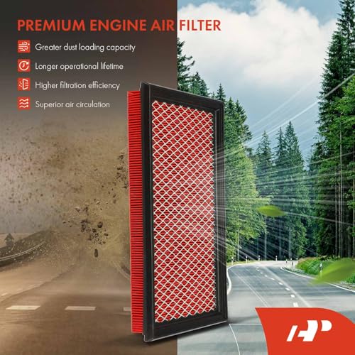 A-Premium High-performance, Pre-oiled Engine Air Filter Compatible with Infiniti, Nissan, Subaru, Saab - FX35, G35, QX4, 350Z, Altima, Maxima, Murano, Pathfinder, Sentra, Forester, Impreza, Legacy - Image 4