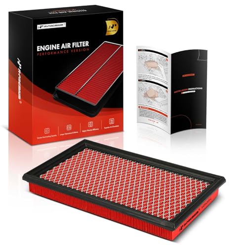 A-Premium High-performance, Pre-oiled Engine Air Filter Compatible with Infiniti, Nissan, Subaru, Saab - FX35, G35, QX4, 350Z, Altima, Maxima, Murano, Pathfinder, Sentra, Forester, Impreza, Legacy - Image 1