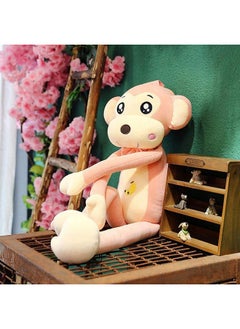 Tickles Tickles Monkey Soft Stuffed Plush Animal Toy for Kids Boys & Girls Birthday Gifts (Color: Pink Size: 35 cm)  - Image 2