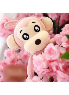 Tickles Tickles Monkey Soft Stuffed Plush Animal Toy for Kids Boys & Girls Birthday Gifts (Color: Pink Size: 35 cm)  - Image 5
