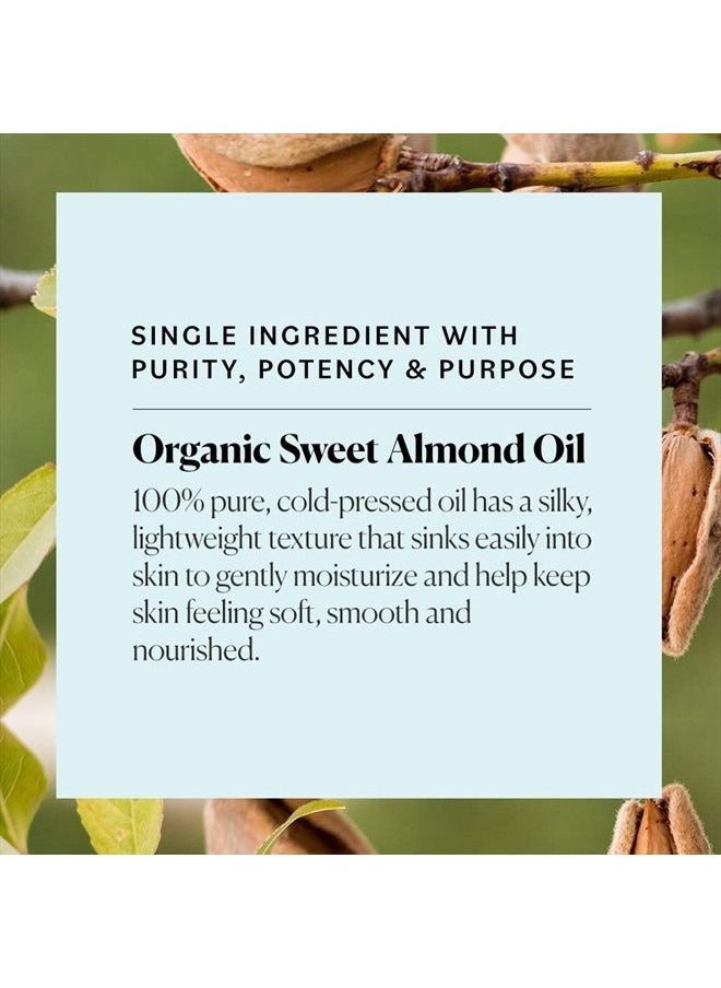 Sky Organics Organic Sweet Almond Oil for Body 100% Pure & Cold-Pressed USDA Certified Organic to Moisturize, Soften & Nourish, 16 fl. Oz  - Image 4