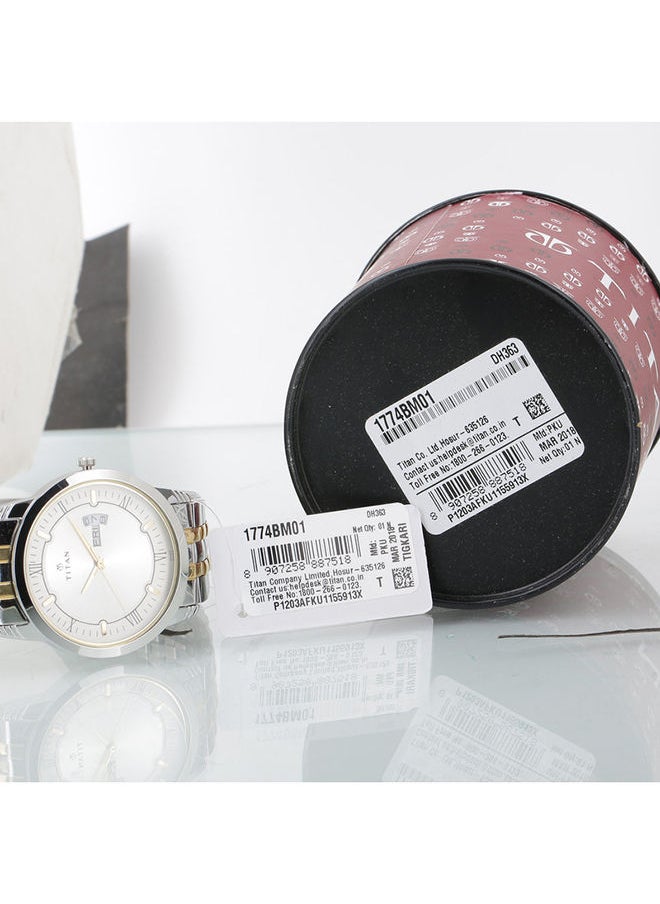 TITAN - Stainless Steel Analog Wrist Watch 1774BM01 - Image 1