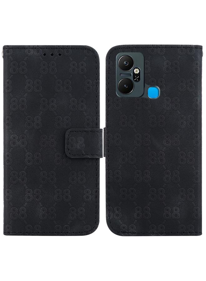 S-TOP Case For Infinix Smart 6 Plus Double 8-shaped Embossed Leather Phone Case - Image 1