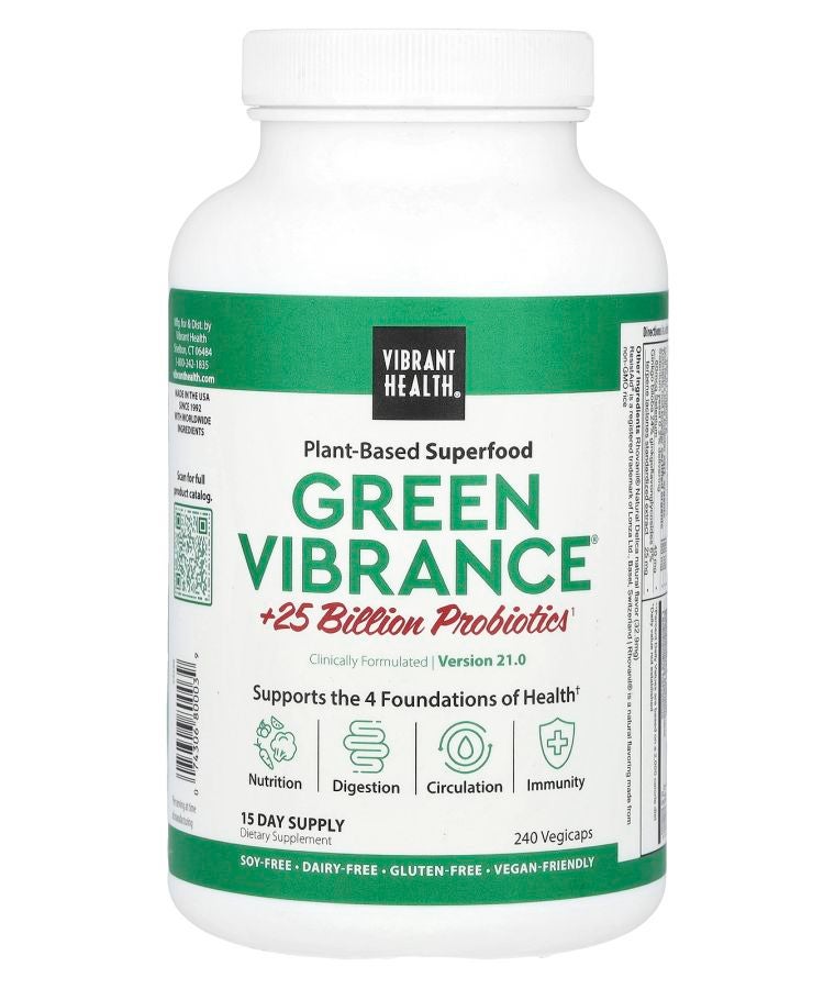 Vibrant Health Green Vibrance Version 21.0 240 Vegicaps