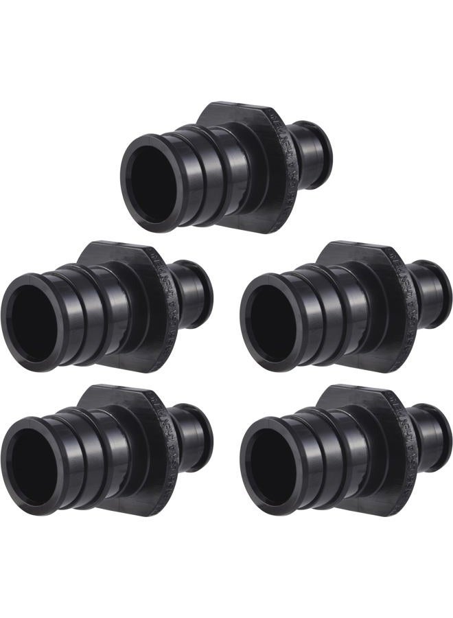 SharkBite 1/2 Inch x 3/4 Inch Expansion Reducing Coupling for PEX-A Pipe, Pack of 5, Plastic Plumbing Fittings, Poly Reducing Coupling for PEX-A Tubing, UA058A5 - Image 1